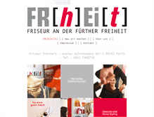Tablet Screenshot of friseur-freiheit.com
